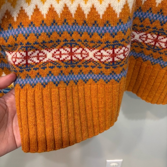 Todd Snyder Fair Isle Wool Pullover Sweater Women’s Size Medium - Picture 12 of 12